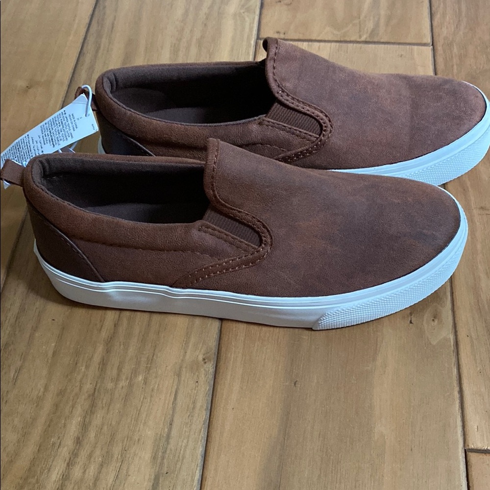 Boys Old Navy Brown Slip-On Loafers